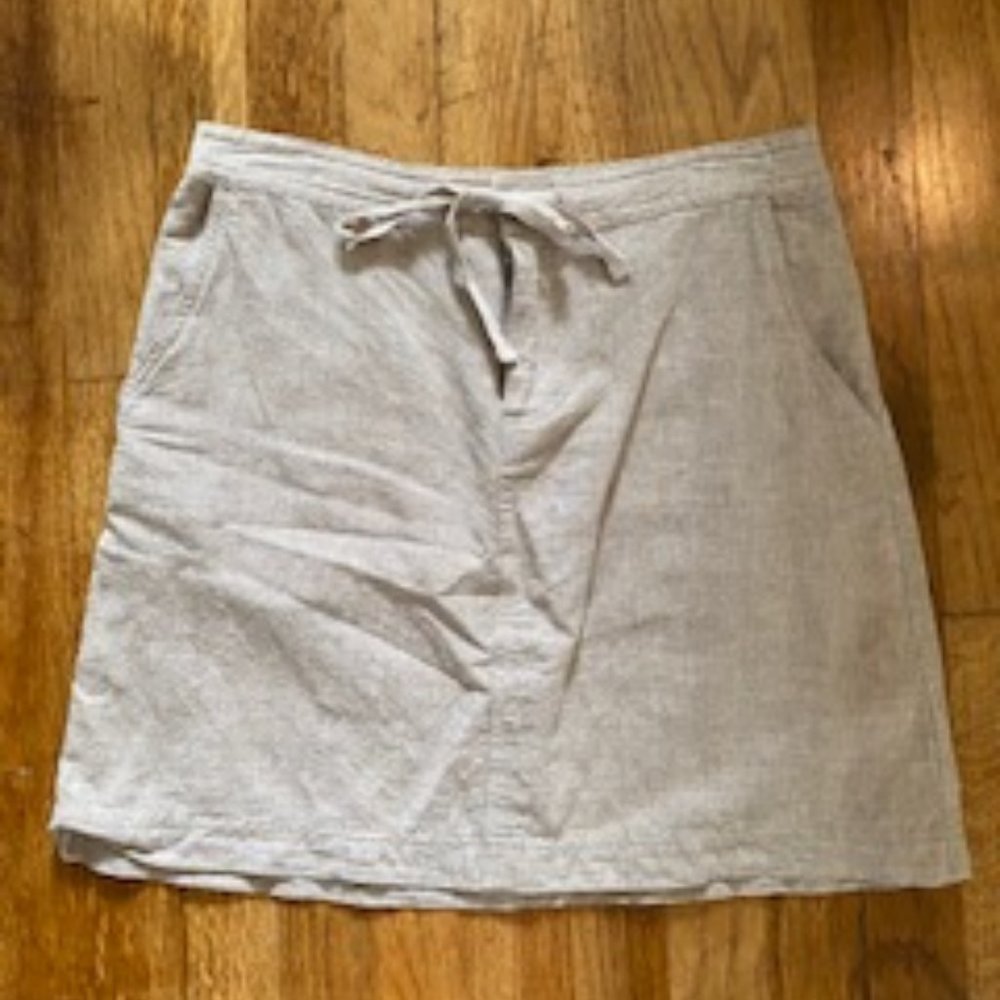 Max Studio Linen Skirt